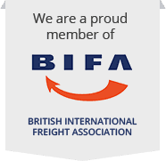 We are a proud member of BIFA — British International Freight Association